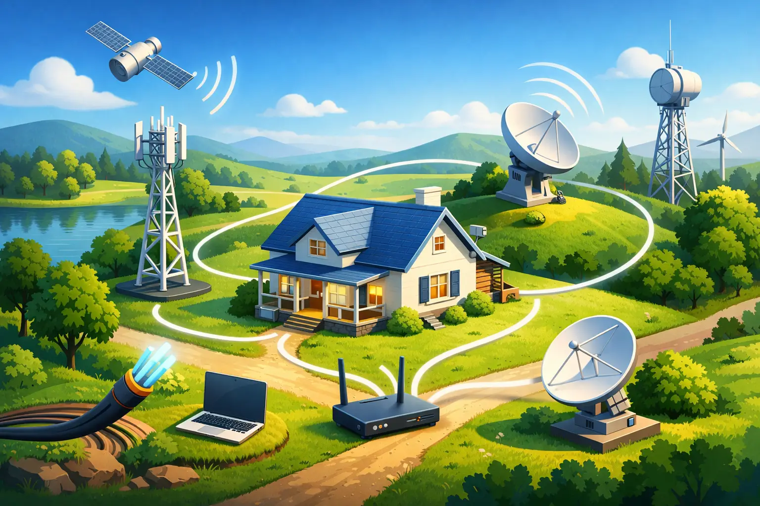 Choosing the Best Internet for Regional Homes