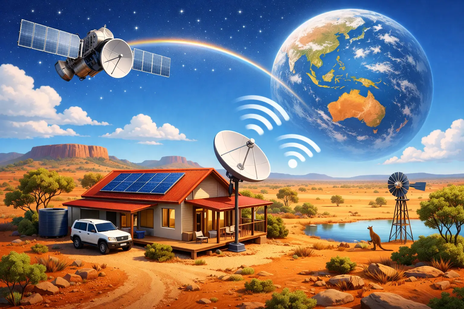 Sky Muster Plans for Remote Australian Homes
