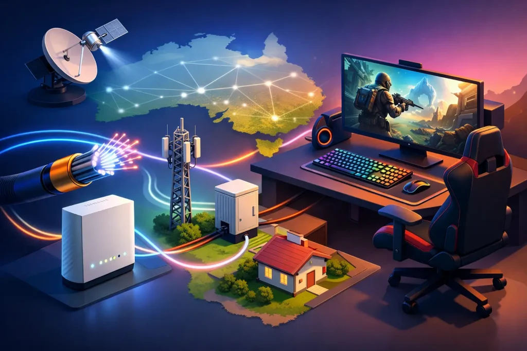 Which NBN Technology Suits Gaming in Australia?