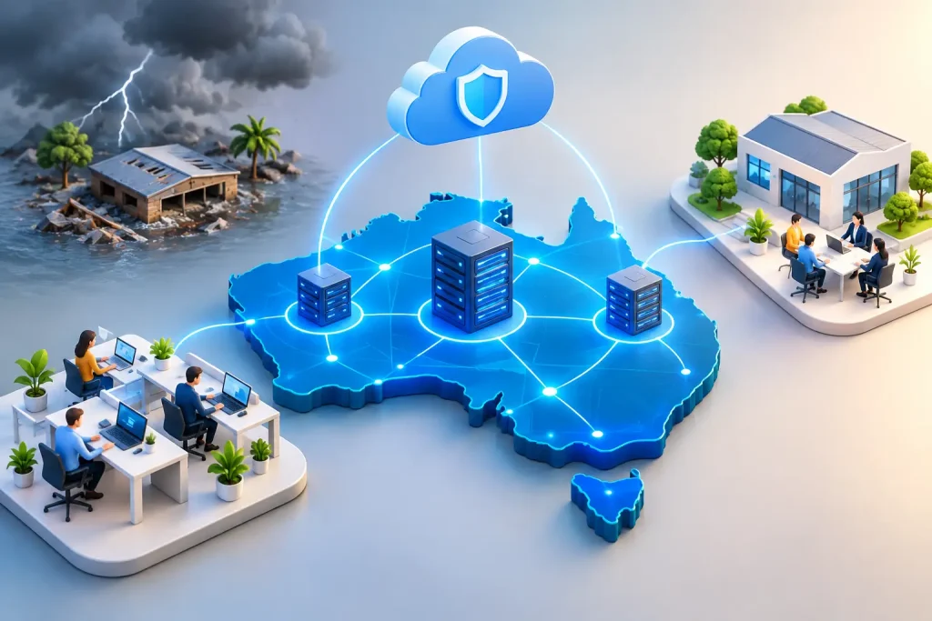 Disaster Recovery Network Example for Australian SMEs