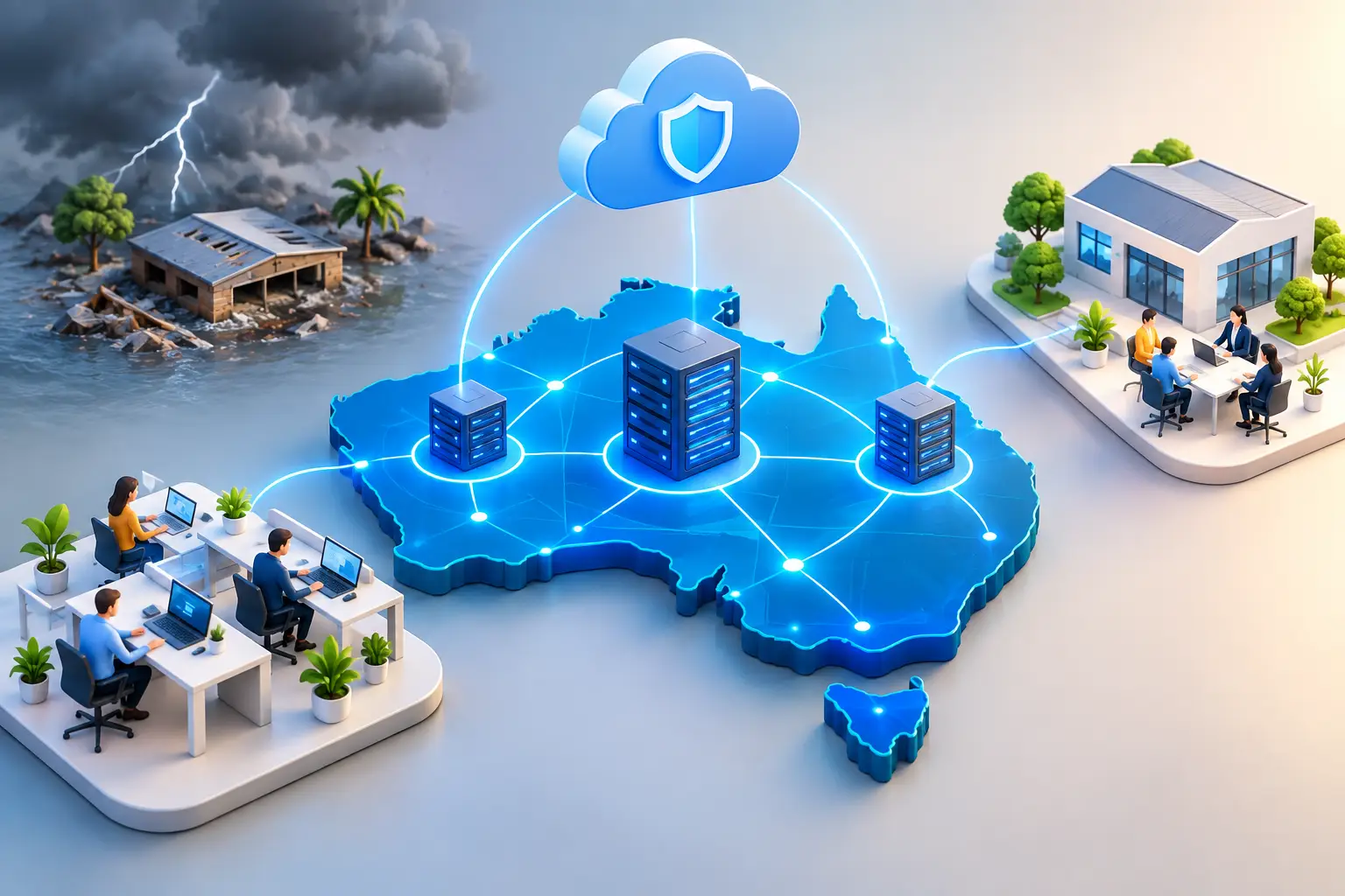Disaster Recovery Network Example for Australian SMEs